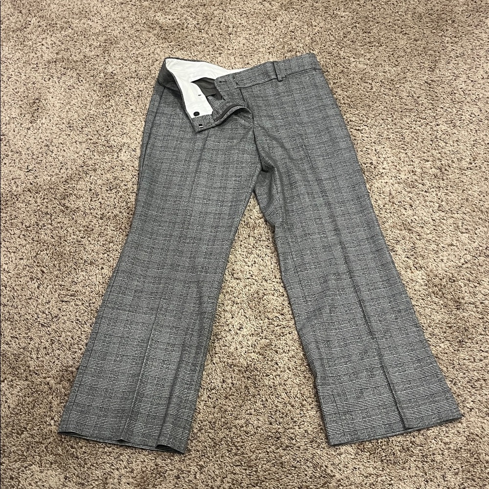 Ann Taylor Gray Straight Leg Pants